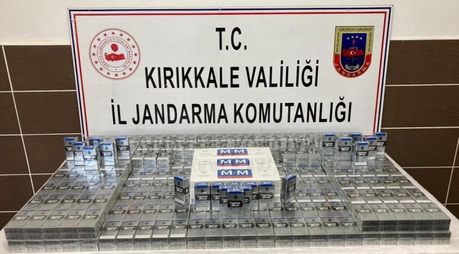 Hayvan yemi taşıyan tırda sigara kaçakçılığı