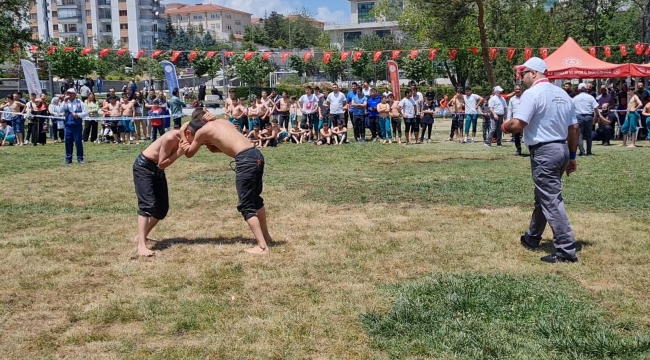 Pehlivanlar Kırıkkale'de meydana indi