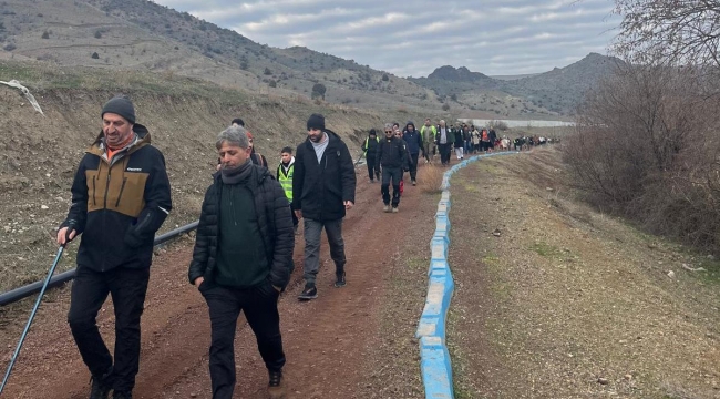 DAĞCILAR'dan Yeşilay'a destek yürüyüşü