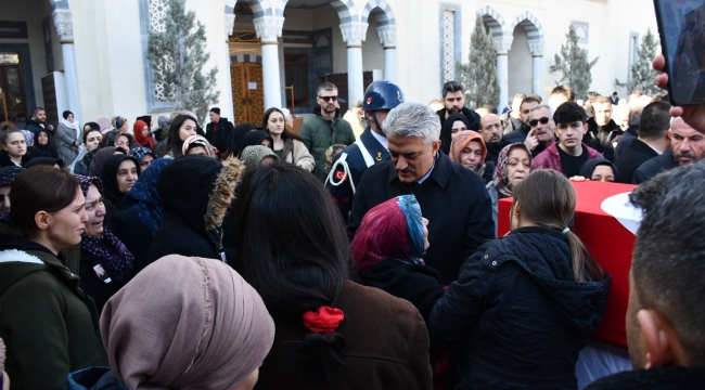 Vefat eden askerimiz toprağa verildi